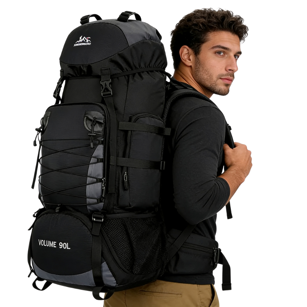 90l backpack hiking NomadMax 90L LoadMaster Travel Backpack – Traveler's Favorite