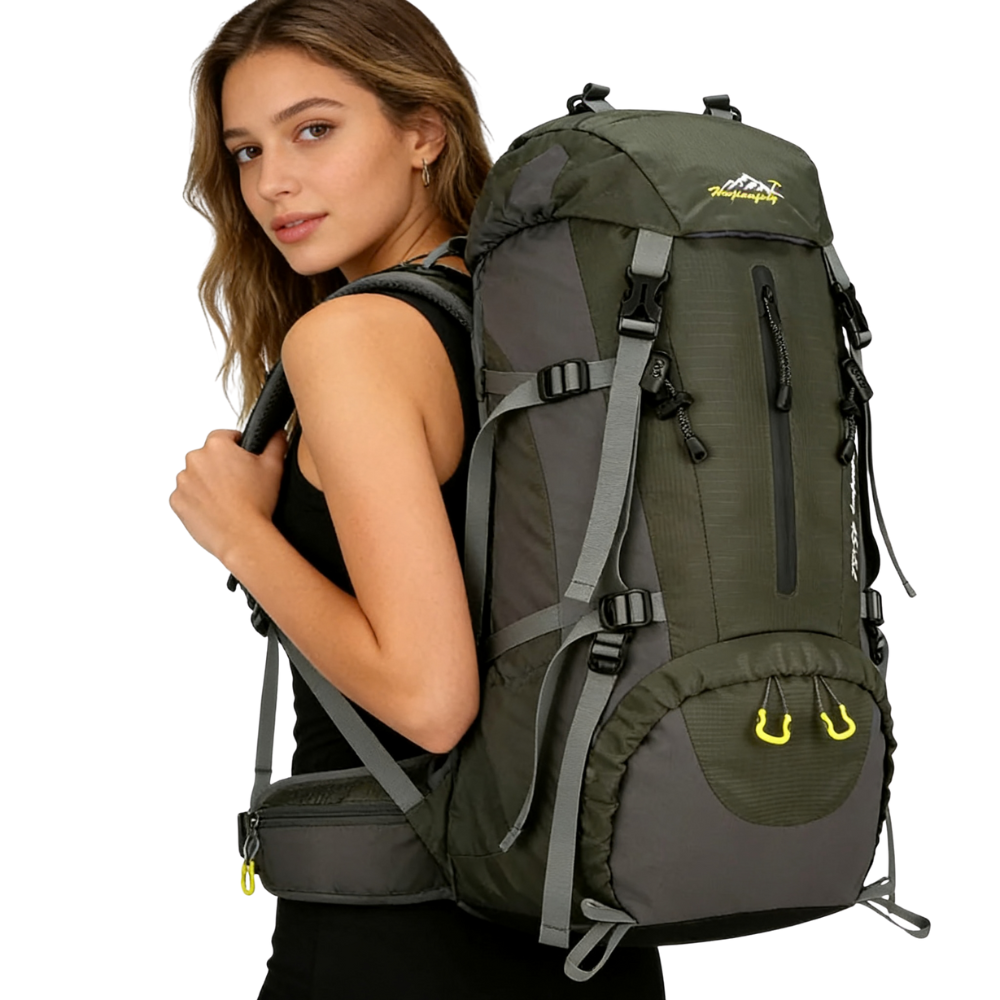 All-Weather Pro Travel & Outdoor Backpack 50L Olive Green All-Weather Pro Travel & Outdoor Backpack 50L Olive Green