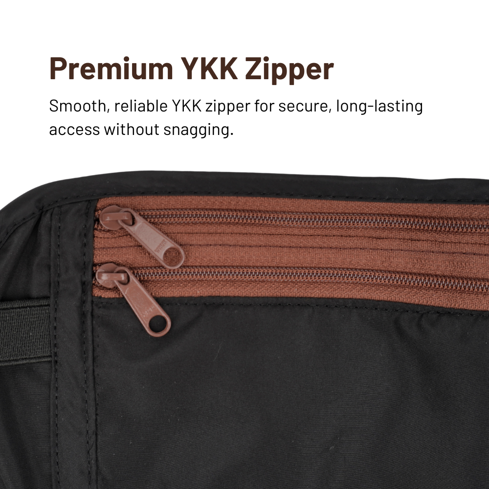 SlimSafe Hidden Anti-Theft Waist Pack in Classic Black