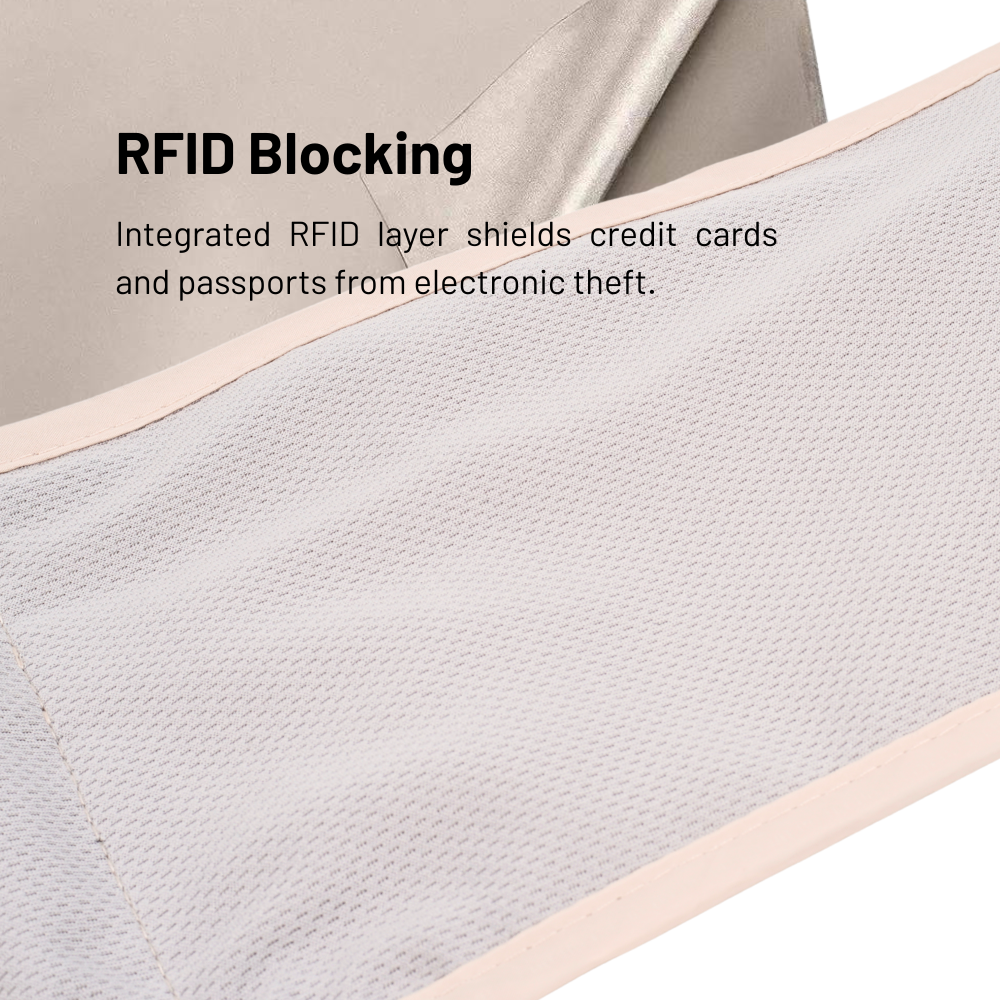 SlimSafe Hidden Anti-Theft Waist Pack in Beige