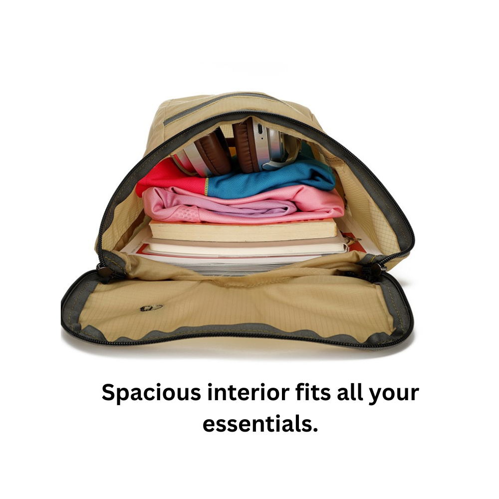 Go Anywhere Foldable Backpack in Butter Yellow