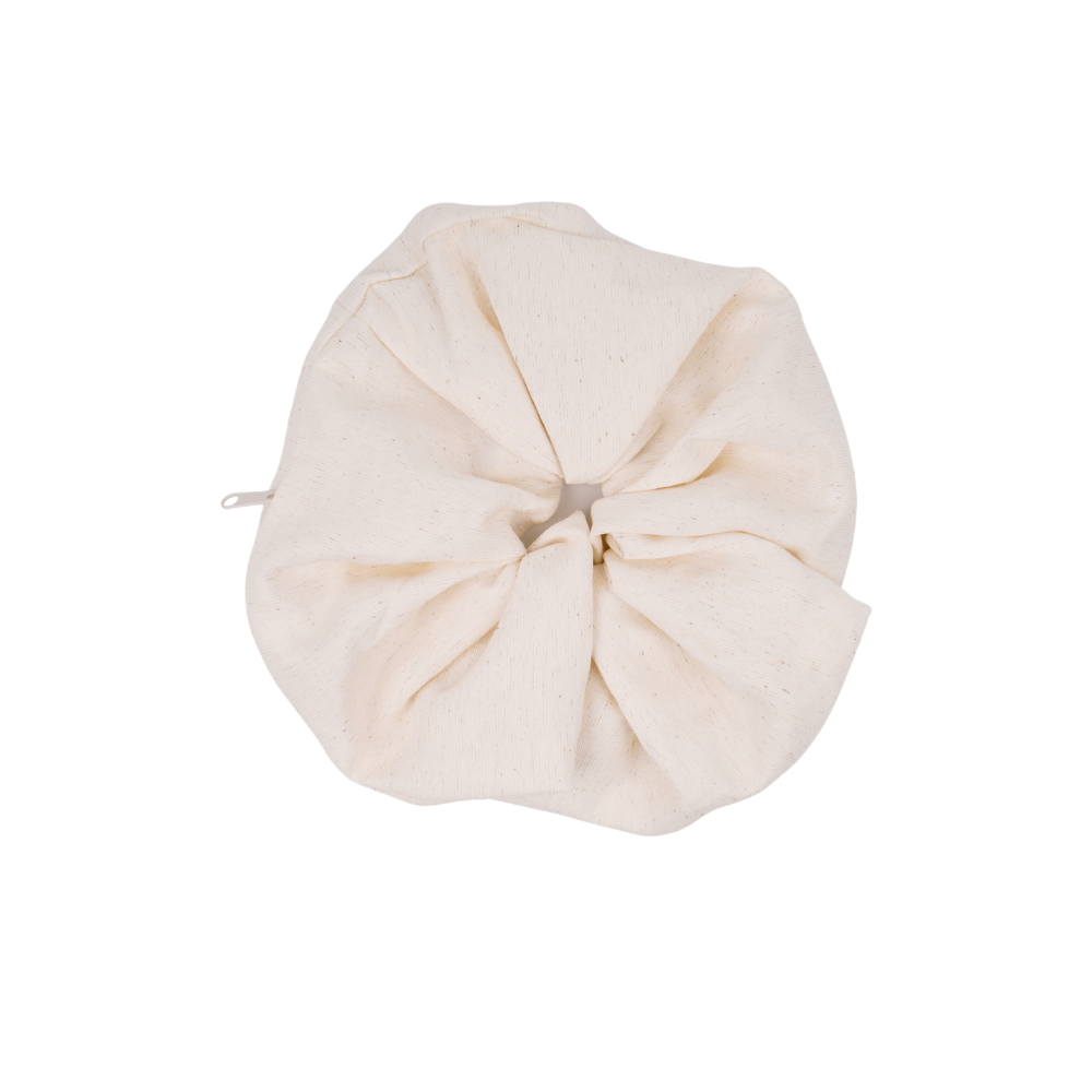 Oversized Scrunchie Pouch Hidden Zipper Pocket