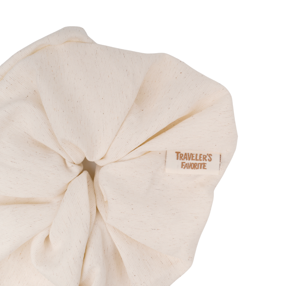 Oversized Scrunchie Pouch Hidden Zipper Pocket