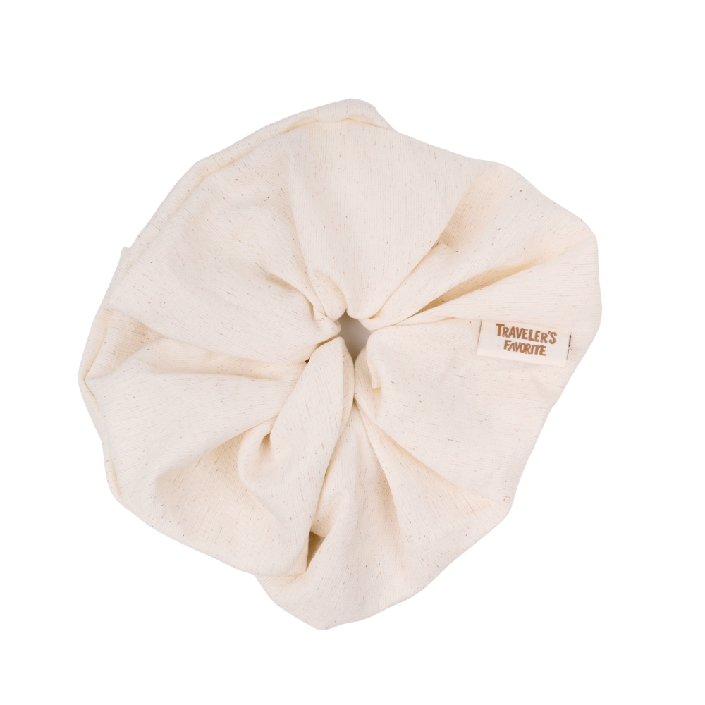 Oversized Scrunchie Pouch Hidden Zipper Pocket