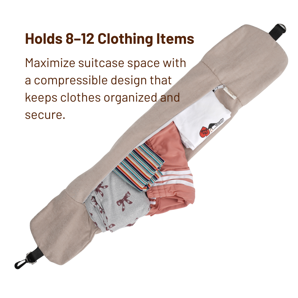 Stuffable Travel Pillow & Packing Cube Extra Luggage