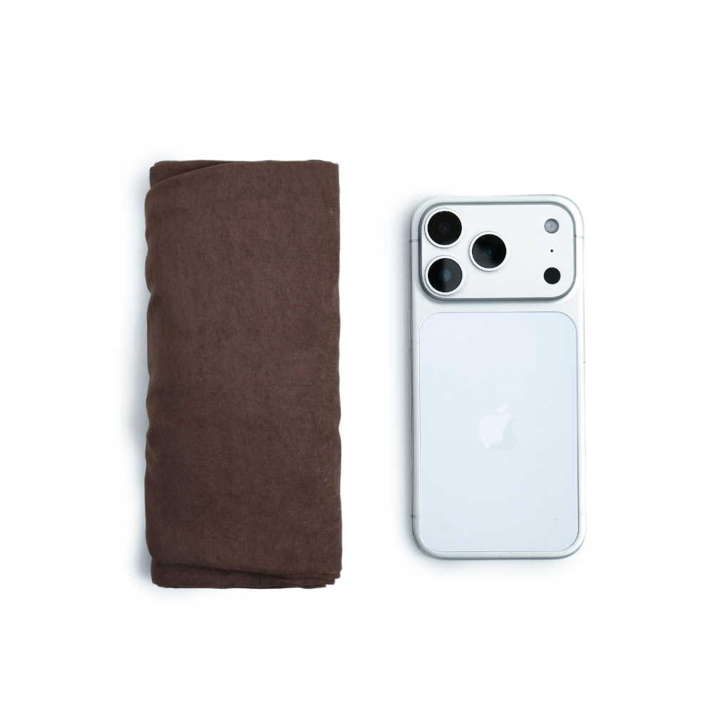 Stuffable Travel Pillow & Packing Cube Extra Luggage Brownie