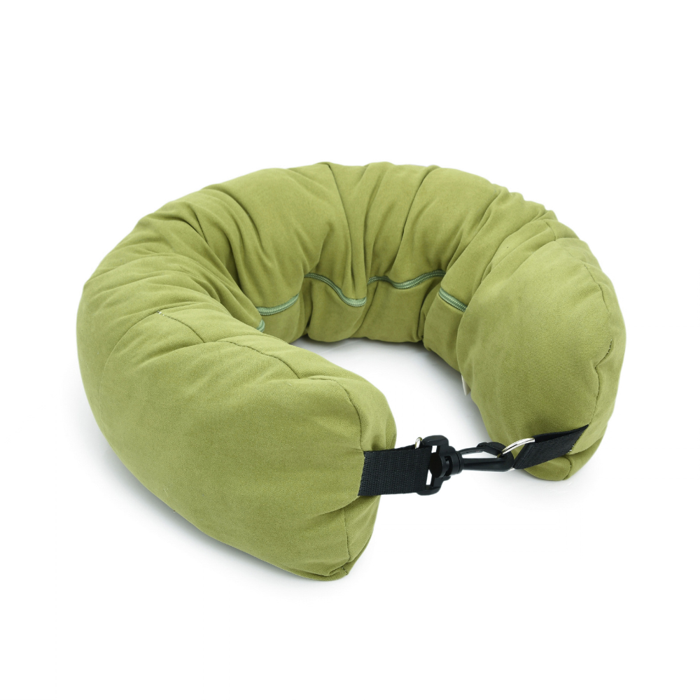 Stuffable Travel Pillow & Packing Cube Extra Luggage Grass Green