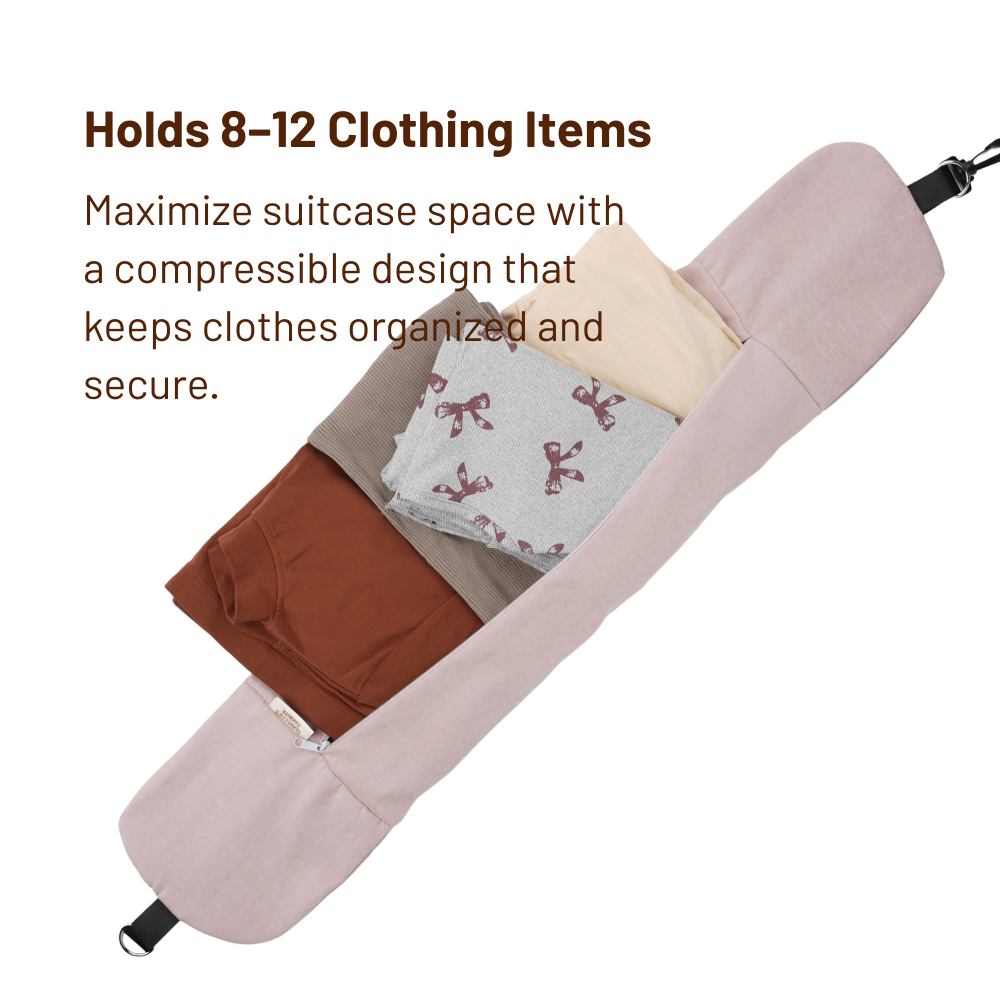 2-in-1 Foldable Travel U-Shaped Pillow & Packing Cube