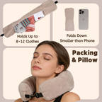 Stuffable Travel Pillow & Packing Cube Extra Luggage