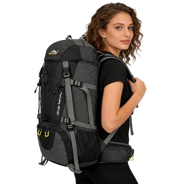 50l backpack travel bag All-Weather Pro Travel & Outdoor Backpack 50L Black – Traveler's Favorite
